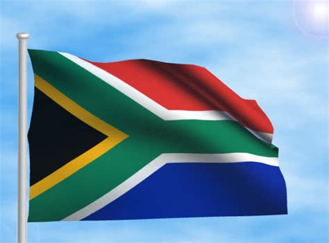 Flag Of South Africa Animation Loop Stock Footage Video 5009336 ...