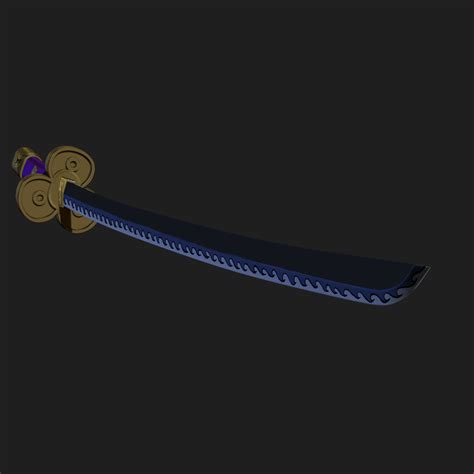 Enma roronoa zoro s sword 3D model 3D printable | CGTrader