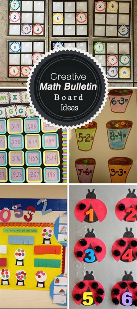 Creative Math Bulletin Board Ideas - Hative