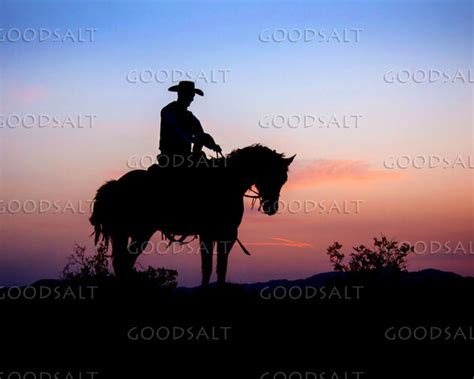 Cowboy at Sunset - GoodSalt