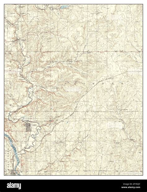 Fairfax, Oklahoma, map 1932, 1:62500, United States of America by ...