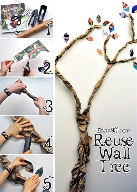 30 Fantastic Wall Tree Decorating Ideas That Will Inspire You - Amazing ...