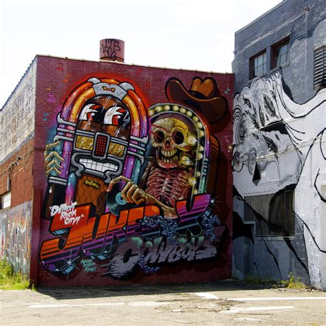 Detroit Graffiti Art: Eastern Market....