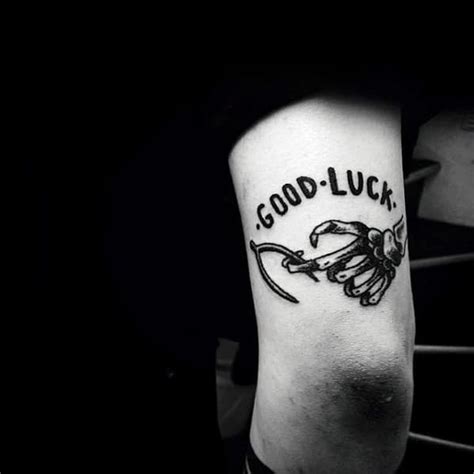 40 Good Luck Tattoos For Men - Lucky Design Ideas