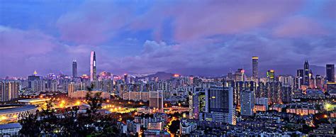 Shenzhen Skyline Panorama by Jalvaran