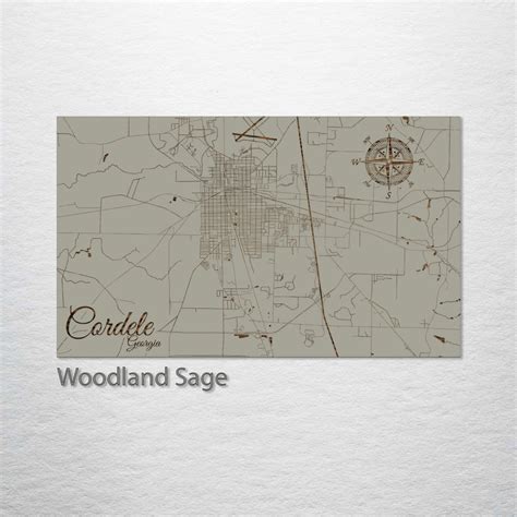 Cordele, Georgia Street Map – Fire & Pine