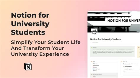 🎓 Notion for University Students - Take Control of Your Academics