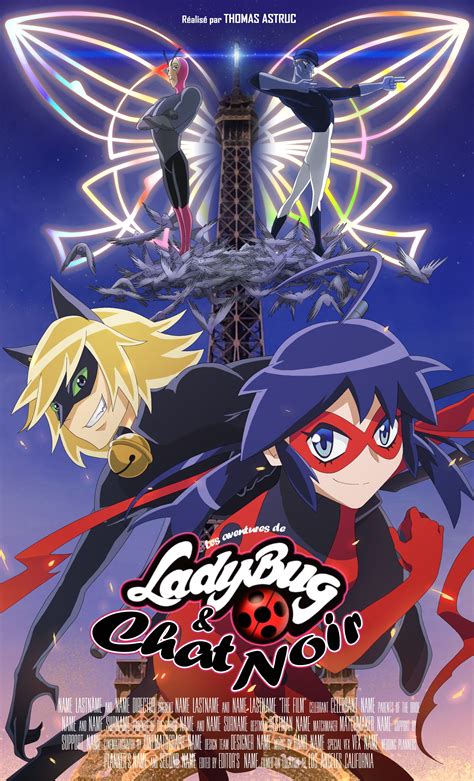 Miraculous ladybug anime movie poster marina tsuzuki – Artofit