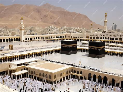 Premium Photo | Mecca Kaaba in Ramadan Serenity Amidst Islamic Observance