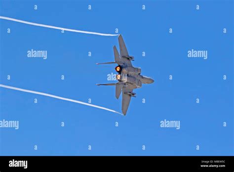 Airplane F-15 Eagle jet fighter Stock Photo - Alamy