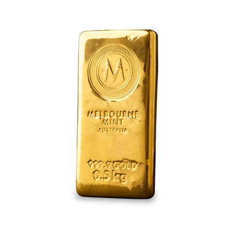 500g Melbourne Mint Gold Cast Bar - Melbourne Mint