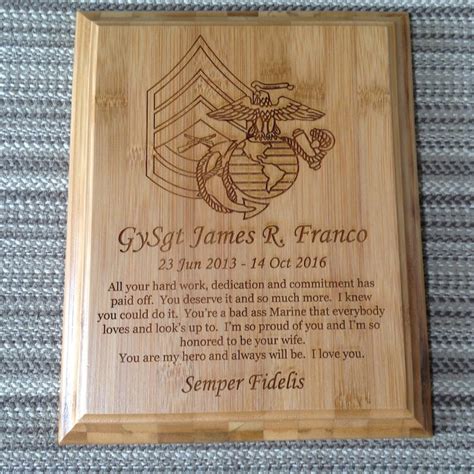 Military Plaque - Etsy