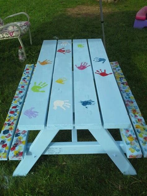 17 Best images about Picnic table paint on Pinterest | Picnics, Hand ...