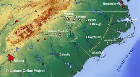 NC Mountain Topographic Map