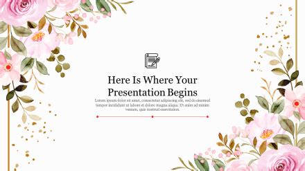 Try Now Floral PowerPoint Backgrounds Presentation Slide