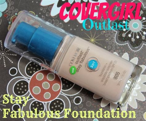 Covergirl Outlast Stay Fabulous 3 in 1 Foundation Review, Pictures and ...