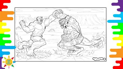 Hulk Abomination Coloring Page