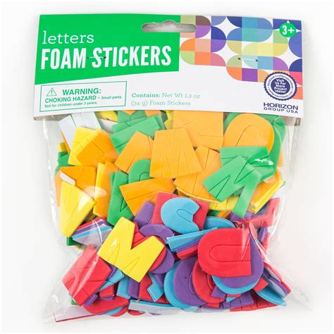 Foam Craft Letters Stickers 34 Piece - Etsy