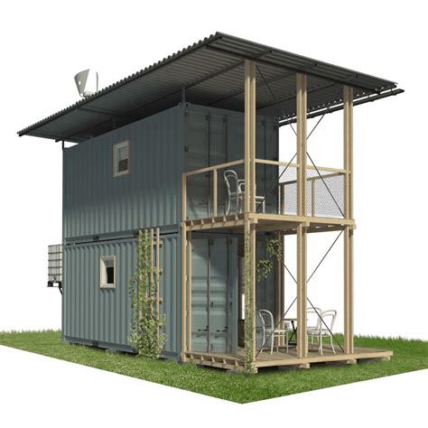 2 Story Shipping Container Home Plans