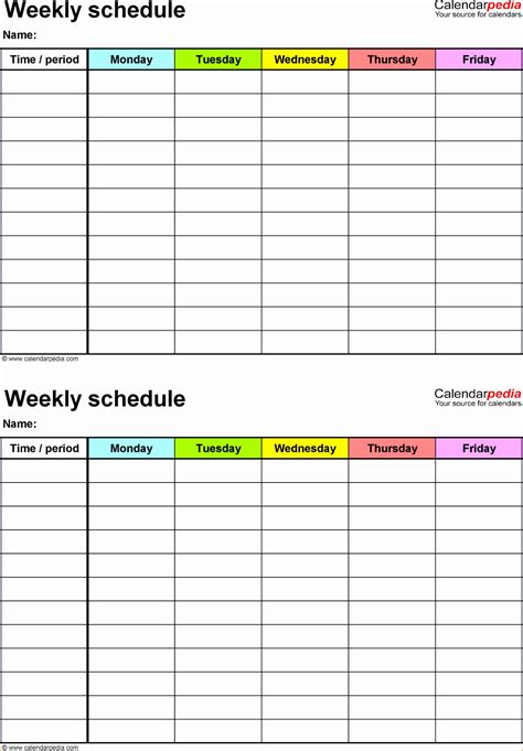 Excel Work Schedule Template Free Of How to Use A Monthly Schedule In ...