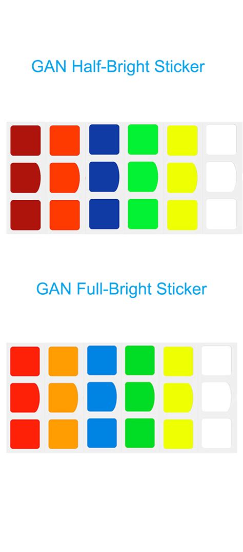 GAN STICKERS(3x3)-GANCUBE SHOP