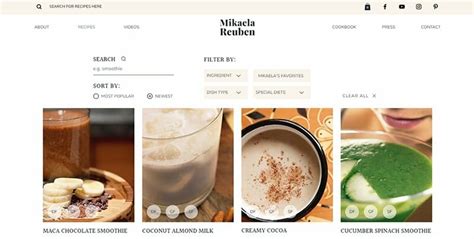 28 Amazing Food Blog Examples for Design Inspiration