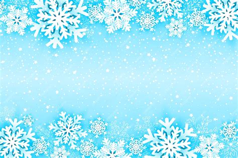 Premium Vector | Christmas background with snowflakes frame vector ...