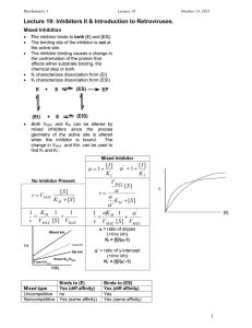 ENZYME KINETICS PRACTICE PROBLEMS