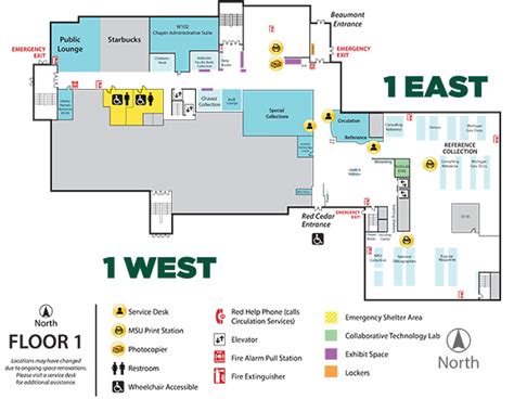 Library Floor Maps | MSU Libraries