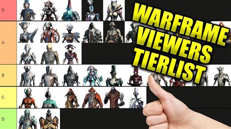 Warframe Tier List - Infoupdate.org