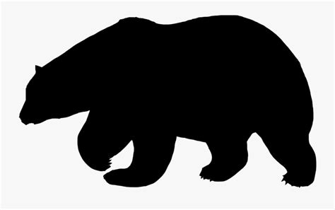 Transparent Polar Bear Clip Art - Free Polar Bear Silhouette , Free ...