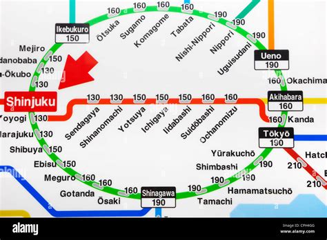 Asia, Japan, Tokyo, Train Map, Tokyo Railway Map, JR, Japan Railways ...