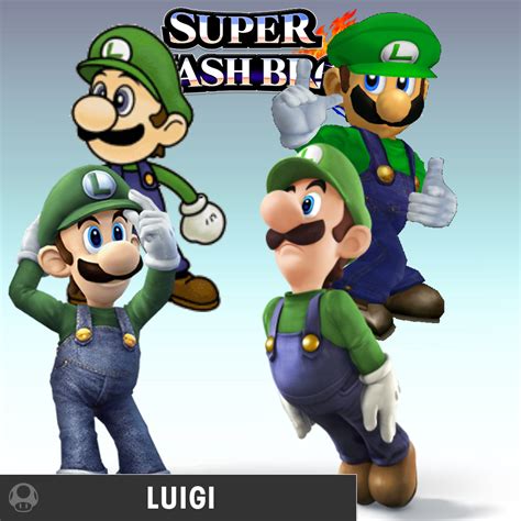 Super Smash Bros: Luigi by BatNight768 on DeviantArt