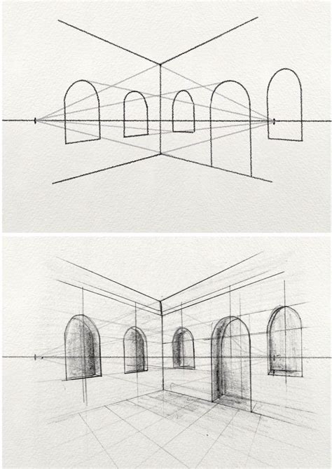 Two point perspective drawing – Artofit