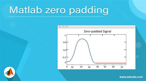 Matlab zero padding | Learn how zero command is used to padd data?