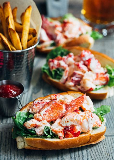 Maine Lobster Rolls (Lobster Salad Rolls) - Striped Spatula