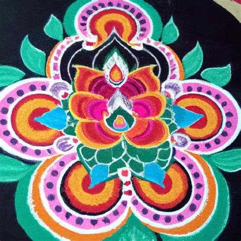 Tihar Rangoli: Simple Rangoli Designs for Tihar - Stunning Nepal