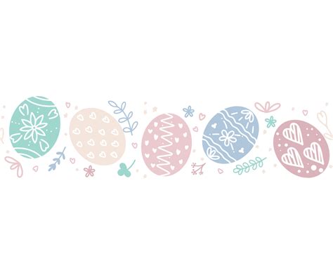 Easter eggs seamless border 20436594 Vector Art at Vecteezy