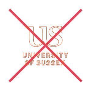 Logo : For designers : Brand : University of Sussex