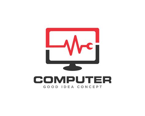 Computer Technology Logo Icon Design Vector 10664767 Vector Art at Vecteezy