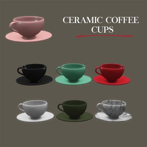 Ceramic Coffee Cups – Leosims.com -New