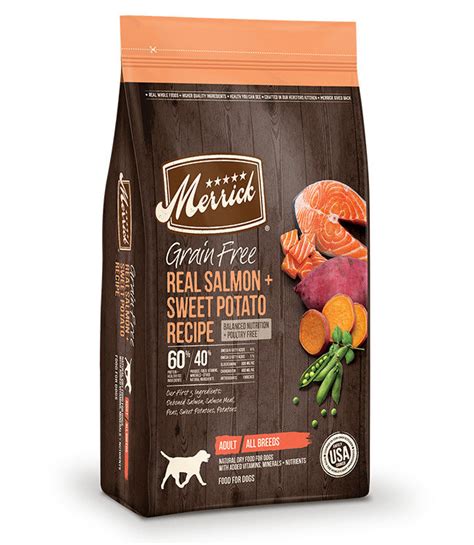 Merrick Grain Free Real Salmon & Sweet Potato Recipe Dry Dog Food