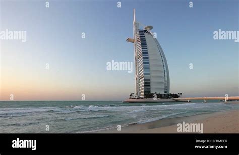 Burj Al Arab Hotel, Dubai, UAE Stock Video Footage - Alamy