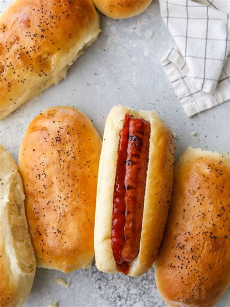 Homemade Hot Dog Buns - Completely Delicious