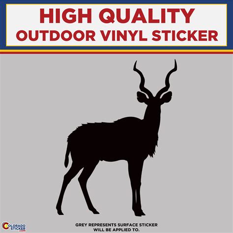 Antelope, Die Cut High Quality Vinyl Stickers