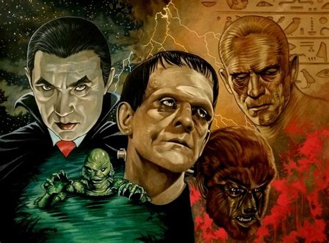 Universal Monsters. | Classic horror movies monsters, Monster horror ...