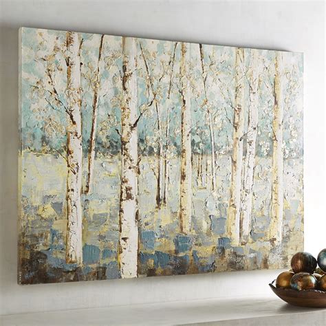 birch tree canvas