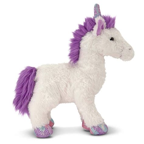 Stuffed Unicorn Plush Figure Misty Unicorn Melissa and Doug | Radar Toys