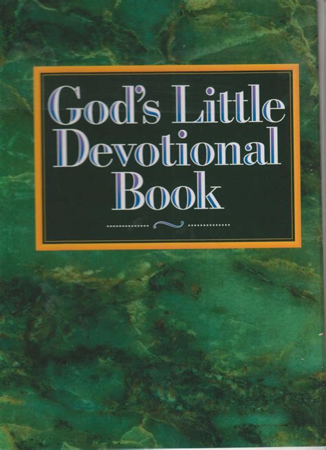 God's Little Devotional Book (Hardcover, Religion, Devotional ) 1995