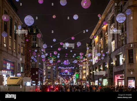 Christmas Lights in London, UK Stock Photo - Alamy